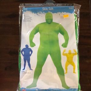 Plus Size Green Morphsuit Skin Suit